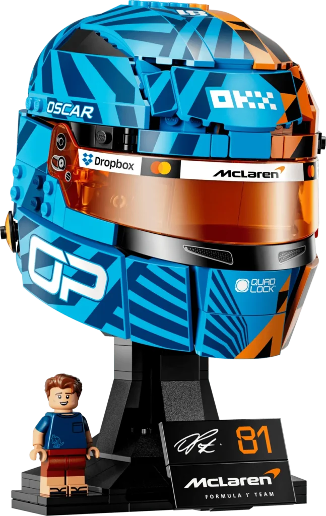 LEGO 43017 Casco de Oscar Piastri - McLaren Mastercard F1 Team