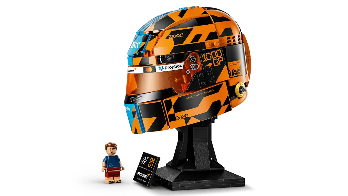 LEGO 43017 Casco de Oscar Piastri - McLaren Mastercard F1 Team: 03