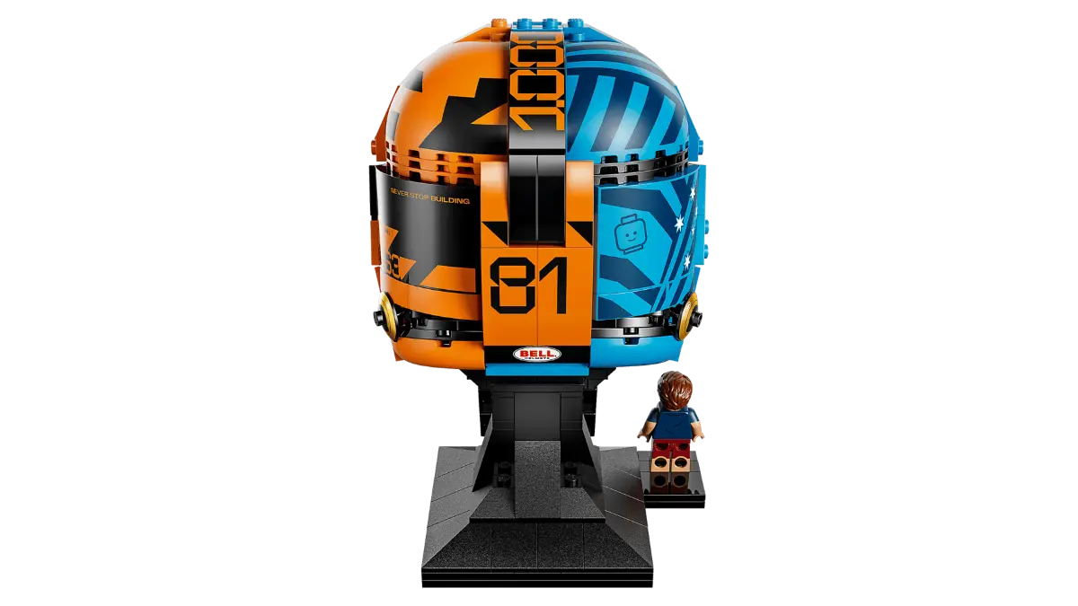 LEGO 43017 Casco de Oscar Piastri - McLaren Mastercard F1 Team: 04