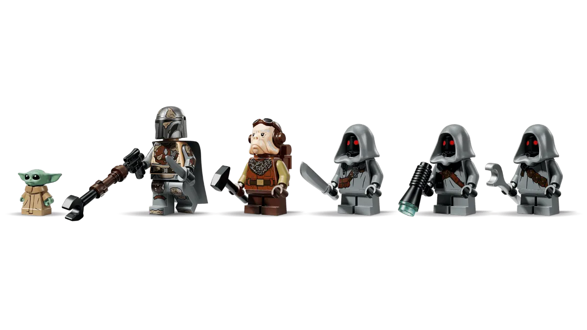 LEGO 75453 Reptador de las Arenas del Exterior y Mudhorn minifiguras