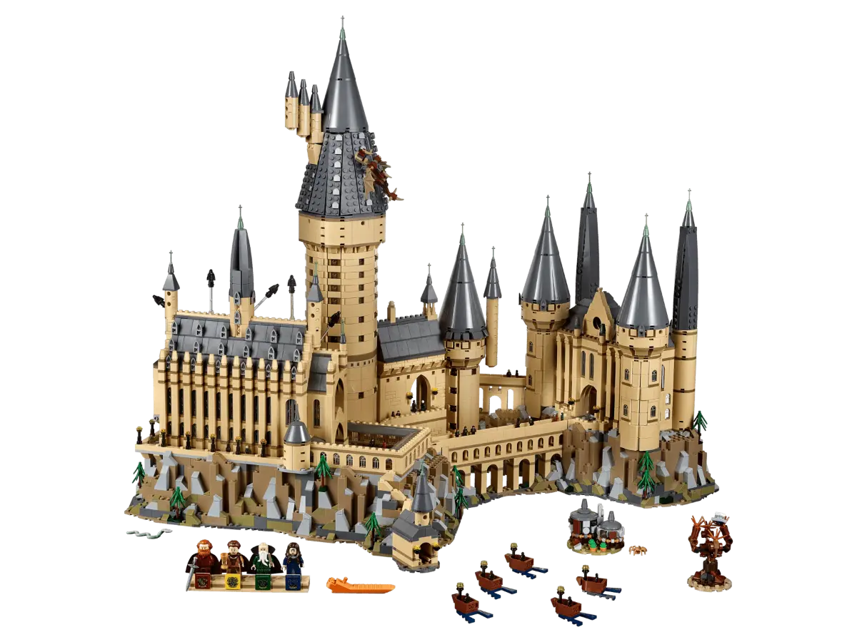 Los sets de LEGO con más piezas de la historia 19 LEGO Harry Potter 71043 Castillo de Hogwarts