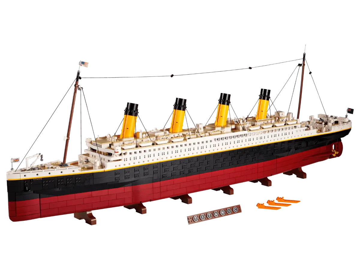 Los sets de LEGO con más piezas de la historia 6 LEGO Icons 10294 Titanic