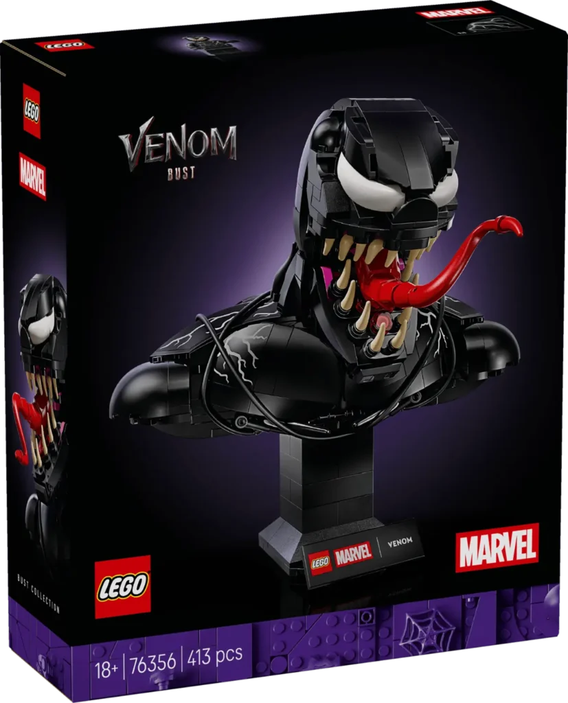 LEGO Marvel 76356 Busto de Venom caja