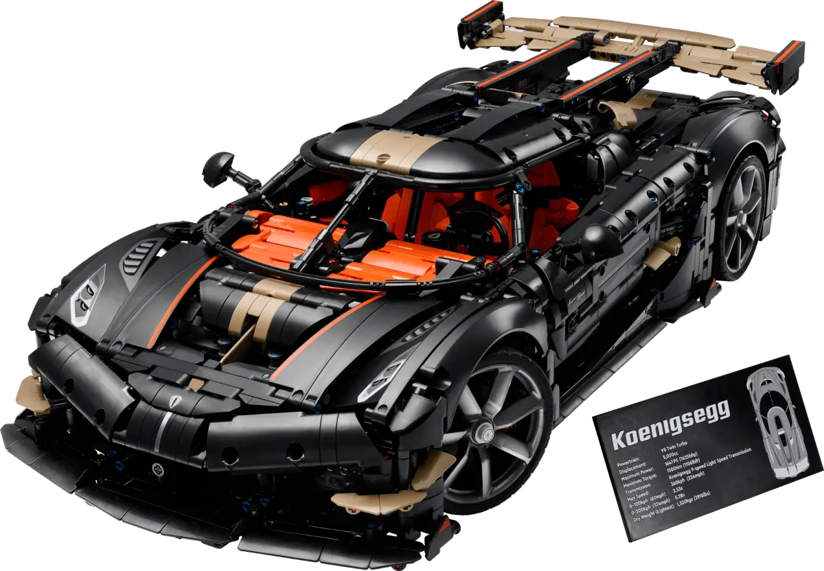LEGO Technic 42232 Koenigsegg Sadair’s Spear 05