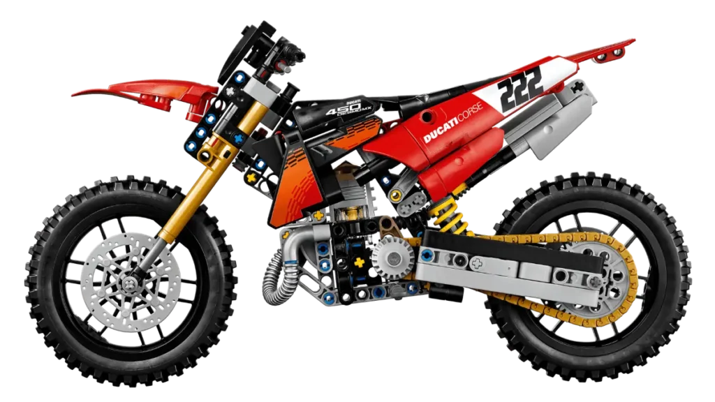42238 LEGO Technic Moto Ducati Desmo450 MX Factory 02