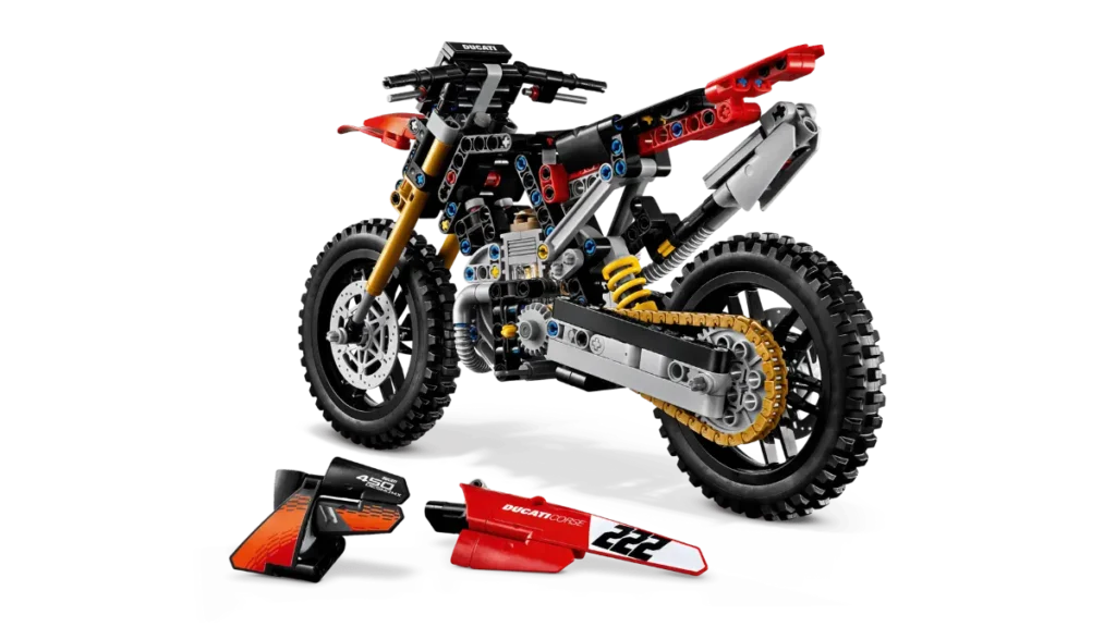 42238 LEGO Technic Moto Ducati Desmo450 MX Factory 03