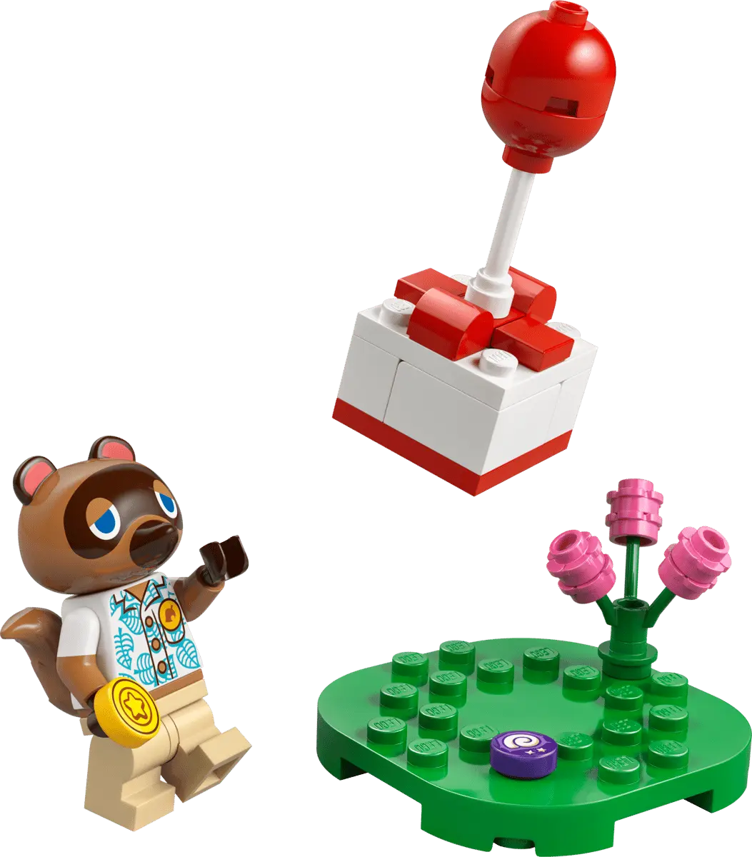 LEGO 30731 GWP Tom Nook con regalo volador