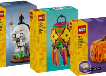 LEGO sets de Halloween 2026: Lámpara de Calabaza 40872, Calavera con Vela 40883 y Farol de Colores 40873