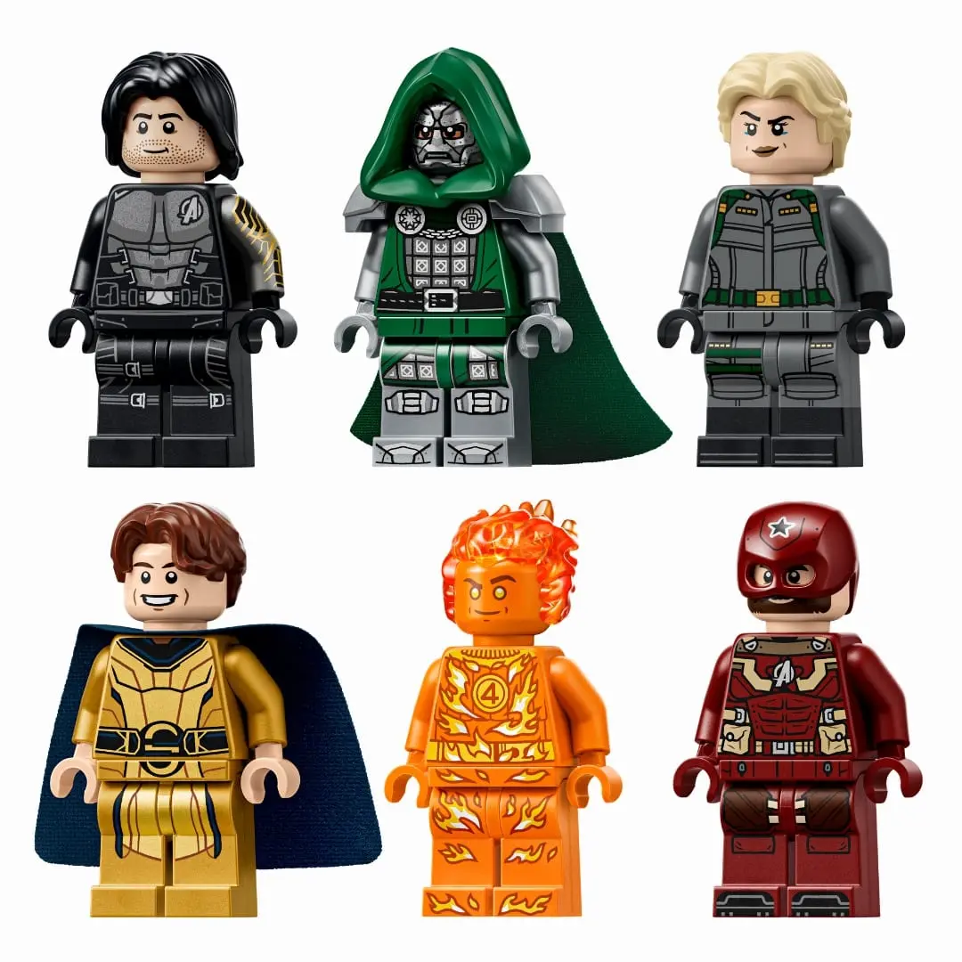 LEGO 76352 Nueva Torre de los Vengadores minifiguras