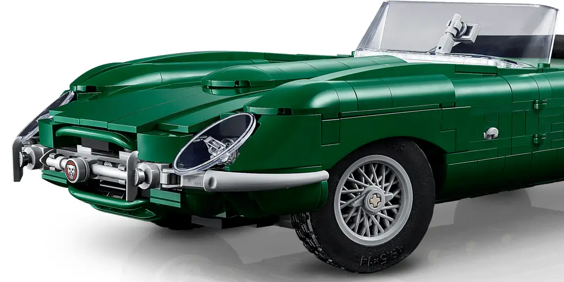 set LEGO 11381 Jaguar E-Type: el clásico británico llega a Icons