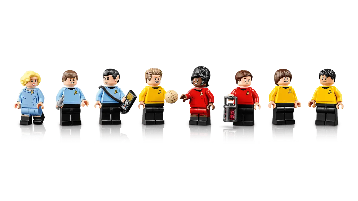 Minifiguras LEGO Icons 11385 Star Trek Puente U.S.S. Enterprise NCC-1701
