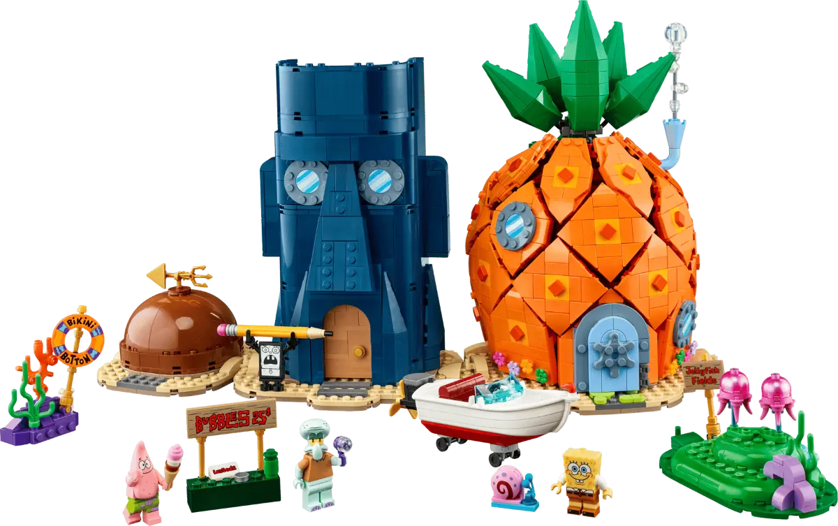 LEGO Icons 11386 Bob Esponja Fondo de Bikini set