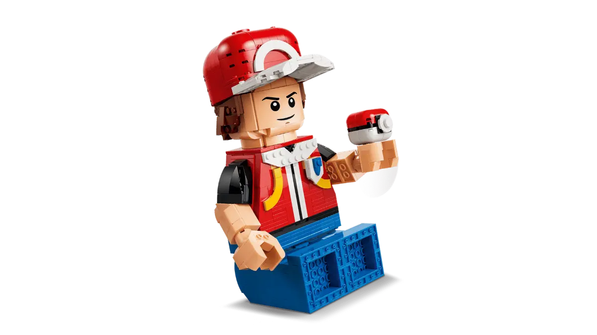 LEGO Pokémon 40868 Minifigura Gigante de Rojo 06