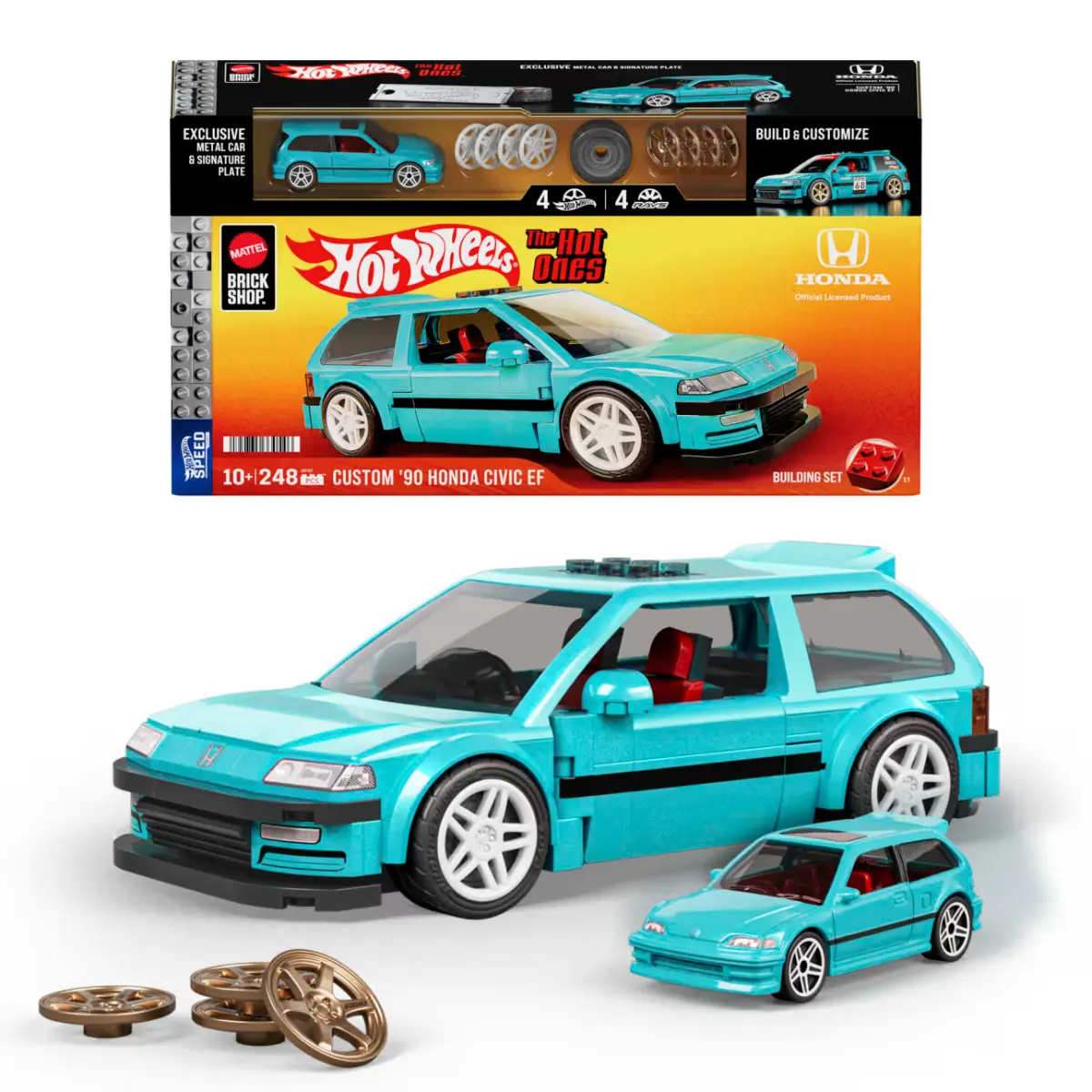 Custom ’90 Honda Civic EF Mattel Brick Shop