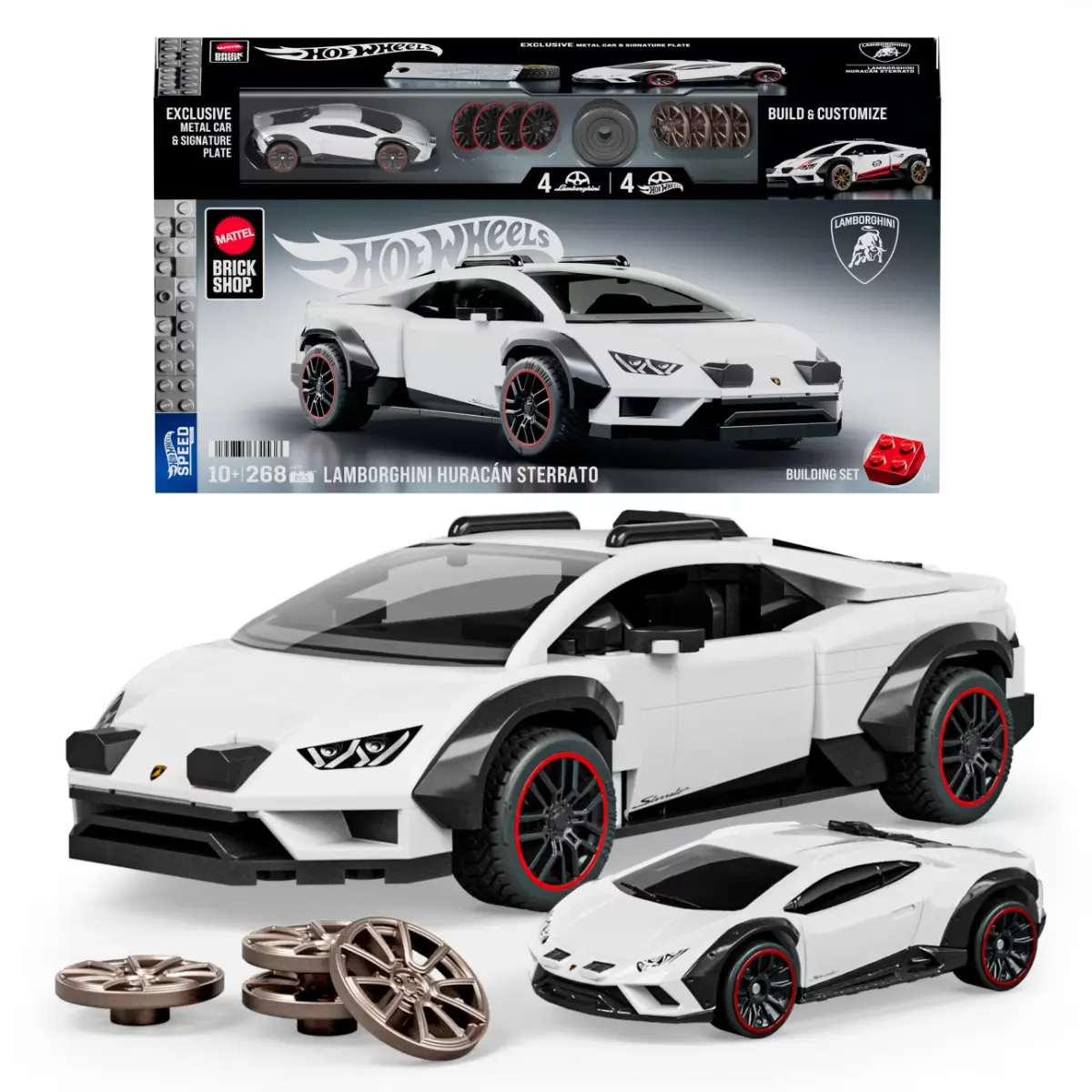 Lamborghini Huracán Sterrato Mattel Brick Shop