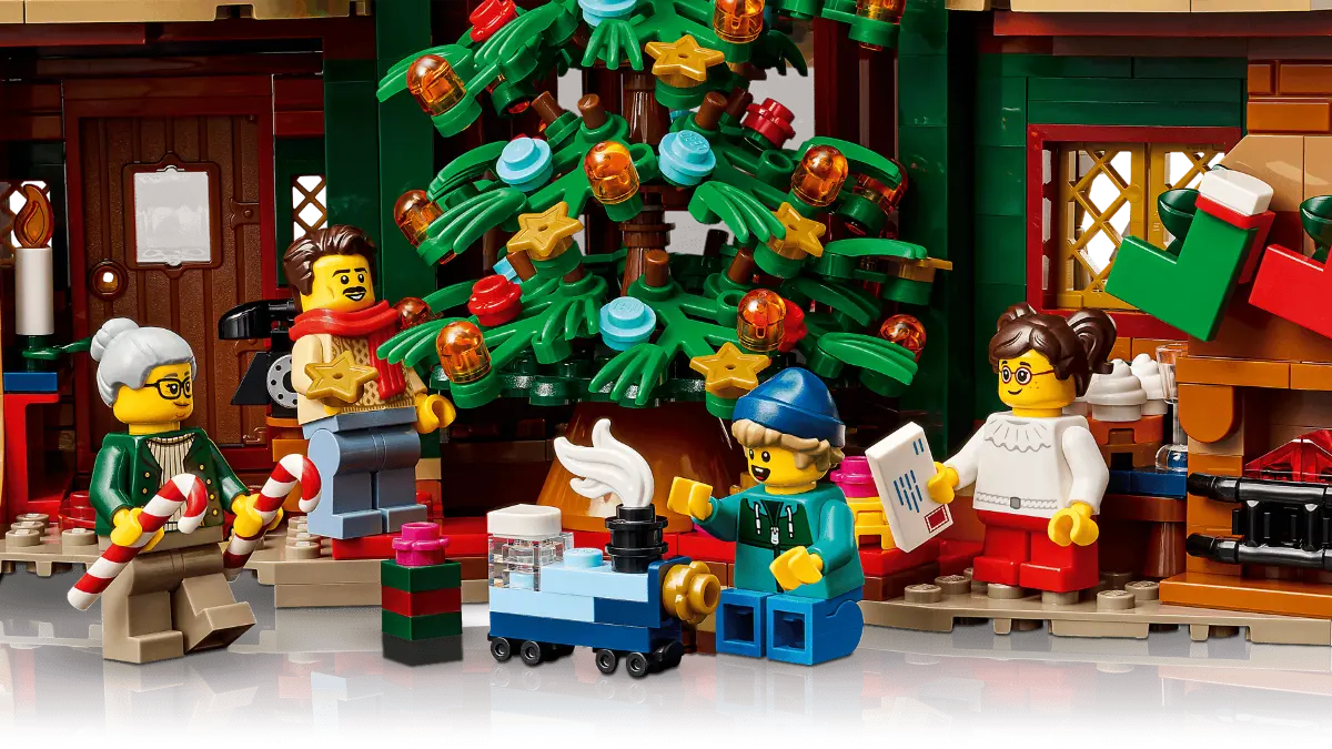 LEGO 11387 Casa Navideña: la nueva incorporación a la Winter Village para 2026 9 LEGO 11387 Icons Casa Navideña Winter Village 09