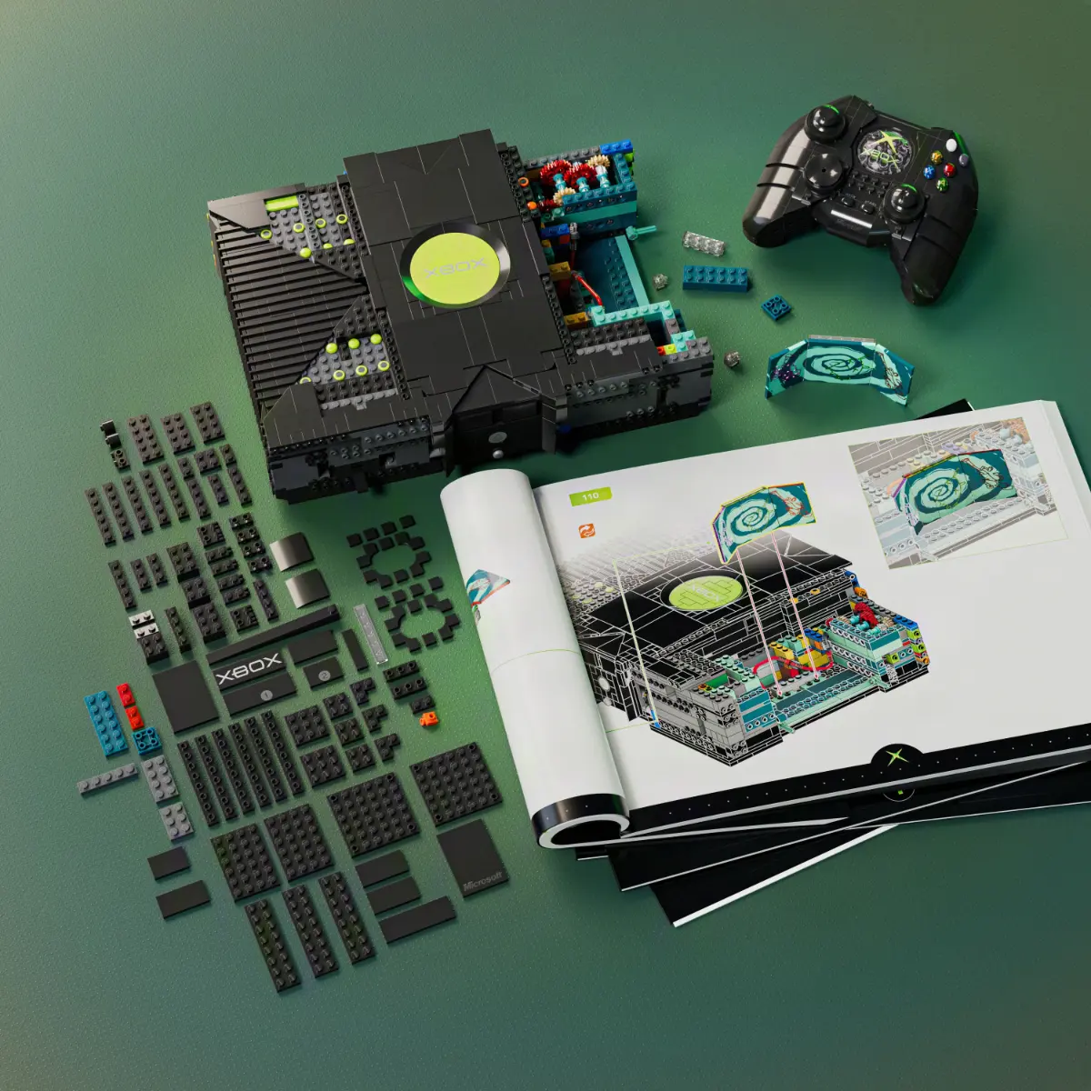 MATTEL BRICK SHOP XBOX SET
