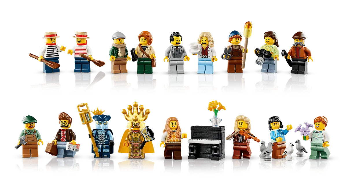 LEGO 11388 Barrio Veneciano minifiguras