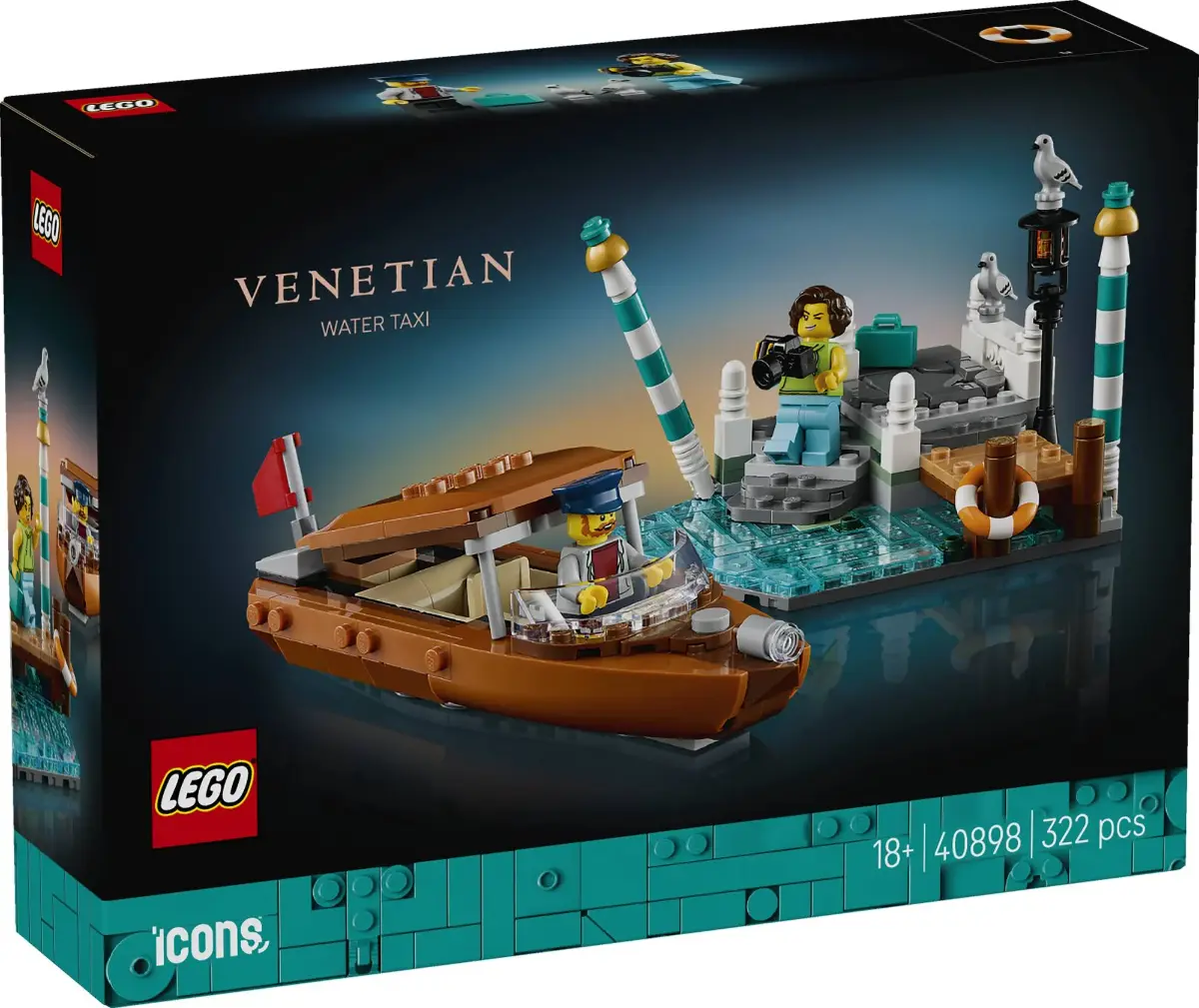 LEGO 40898 Taxi Acuático Veneciano GWP