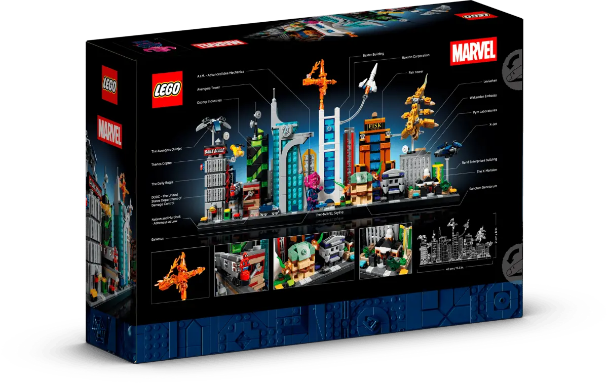 LEGO 67006 Horizonte de Marvel lista edificios