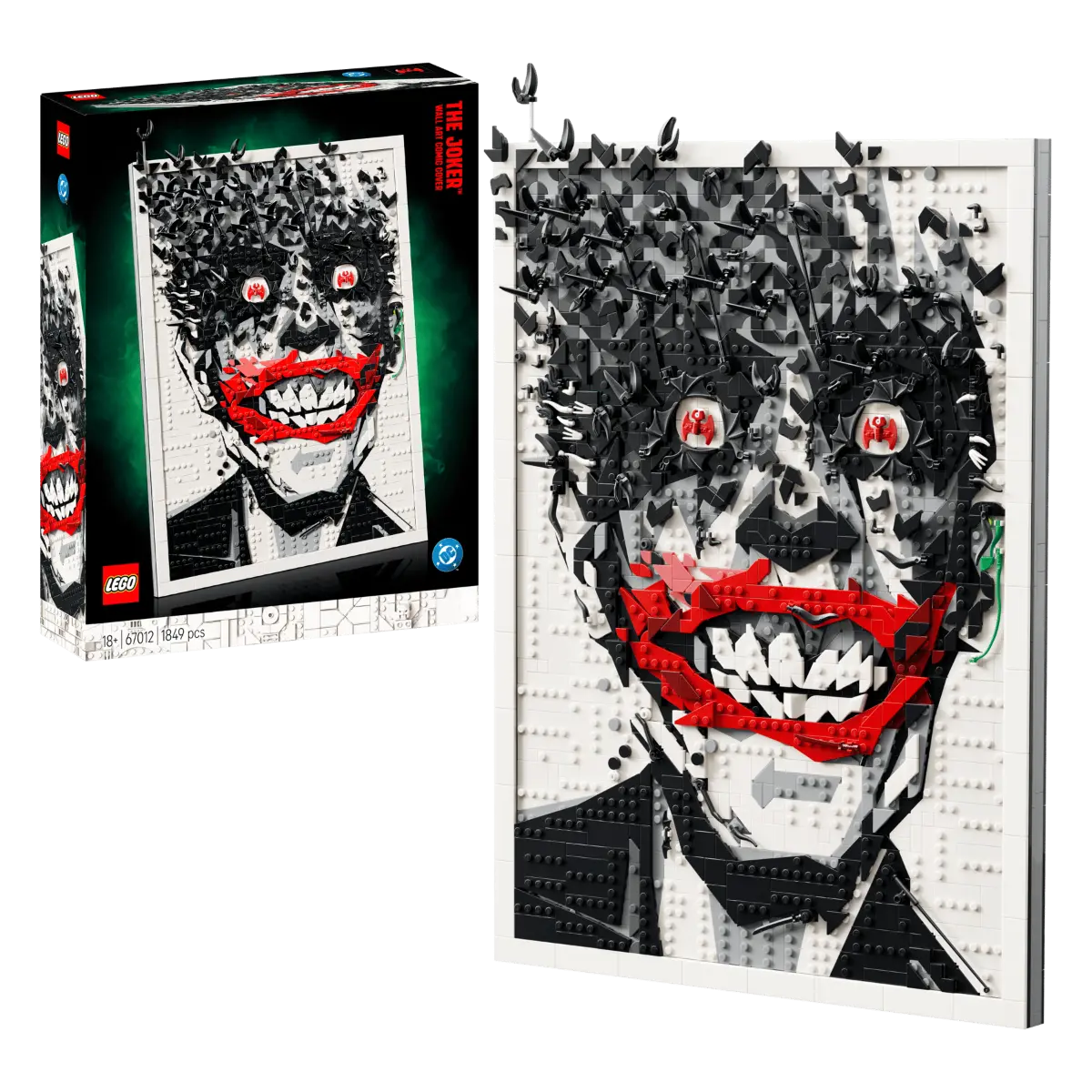 LEGO 67012 Arte Mural: Portada de Cómic de The Joker 03