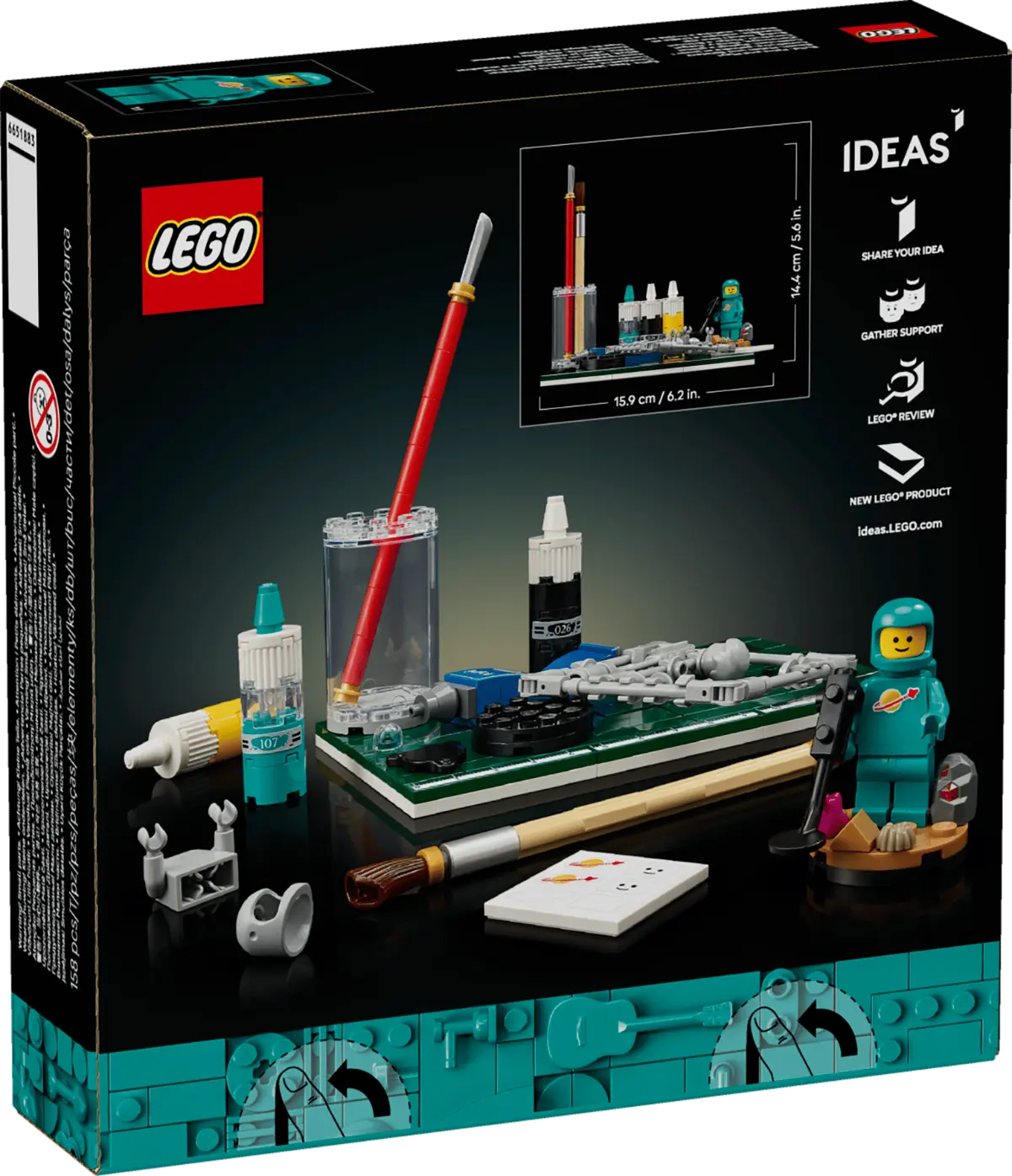 LEGO Ideas 40889 ¡Construye, Pinta y Juega! gwp 02